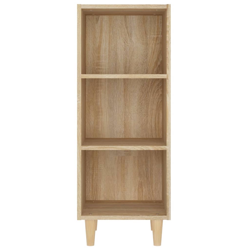 vidaXL Sideboard Sonoma Oak 34.5x32.5x90 cm Engineered Wood