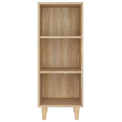 vidaXL Sideboard Sonoma Oak 34.5x32.5x90 cm Engineered Wood