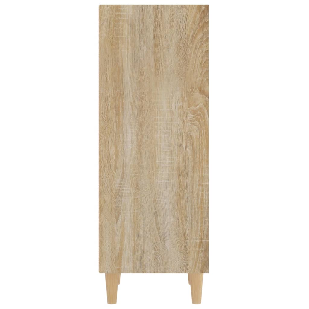 vidaXL Sideboard Sonoma Oak 34.5x32.5x90 cm Engineered Wood