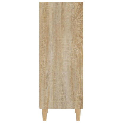 vidaXL Sideboard Sonoma Oak 34.5x32.5x90 cm Engineered Wood