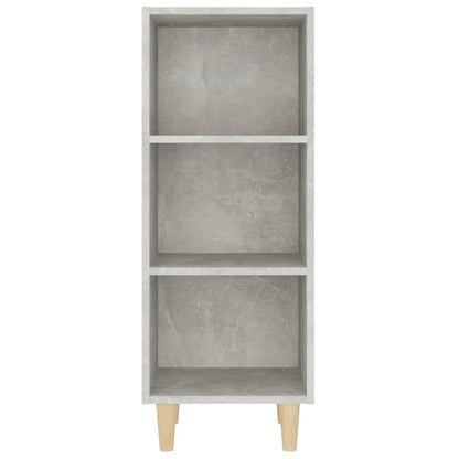 vidaXL Sideboard Concrete Grey 34.5x32.5x90 cm Engineered Wood