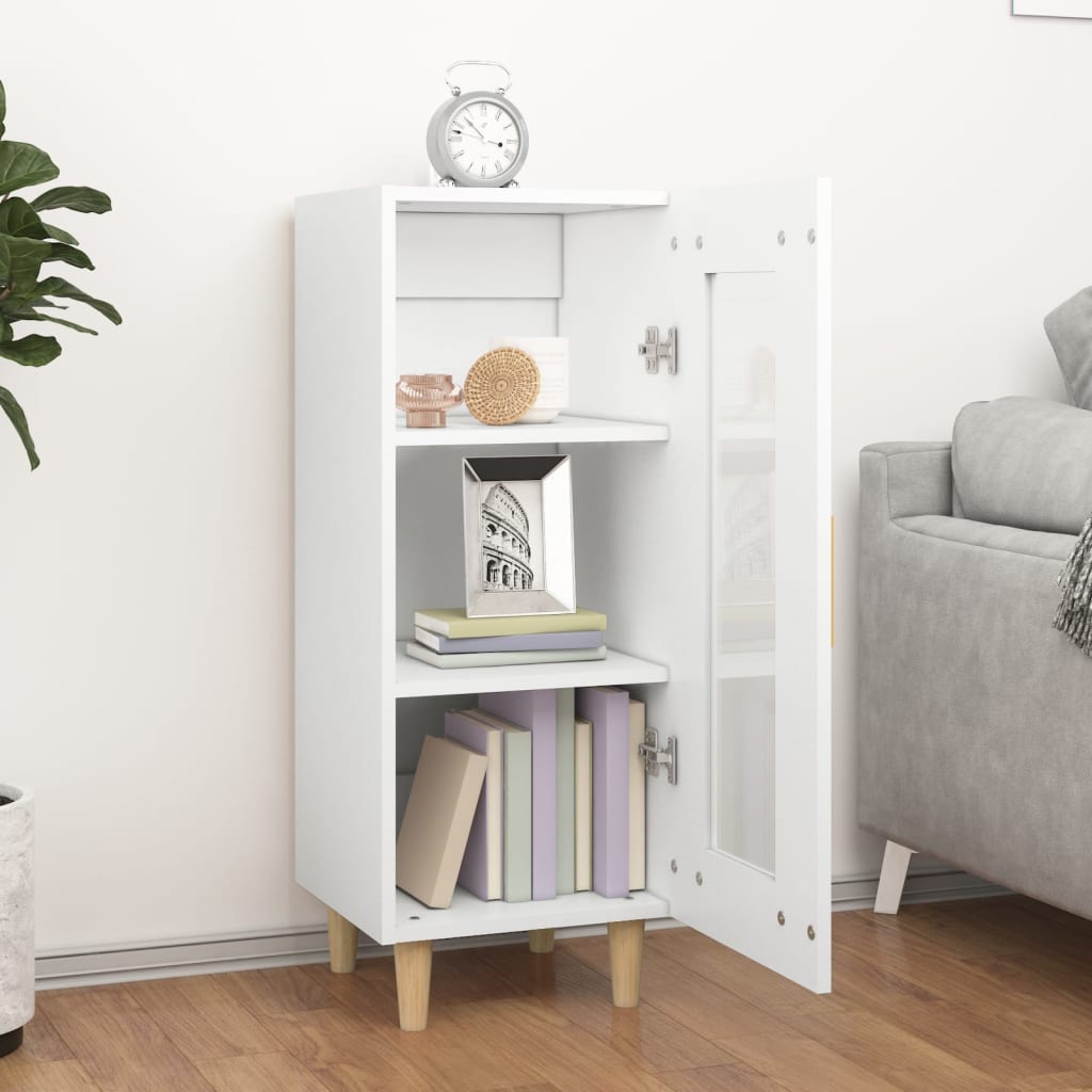 vidaXL Sideboard White 34.5x34x90 cm Engineered Wood