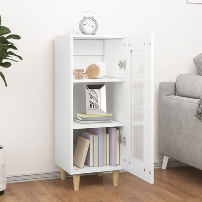 vidaXL Sideboard White 34.5x34x90 cm Engineered Wood