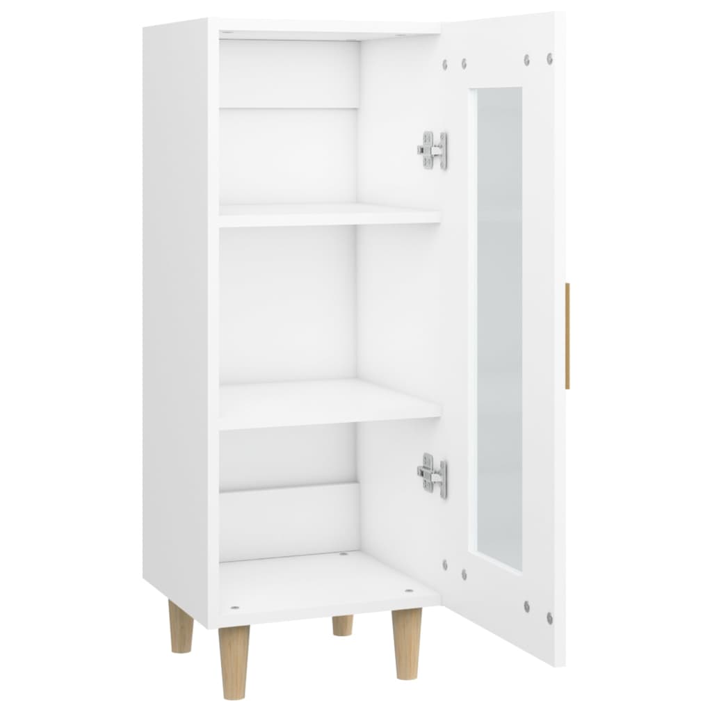 vidaXL Sideboard White 34.5x34x90 cm Engineered Wood