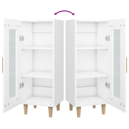 vidaXL Sideboard White 34.5x34x90 cm Engineered Wood