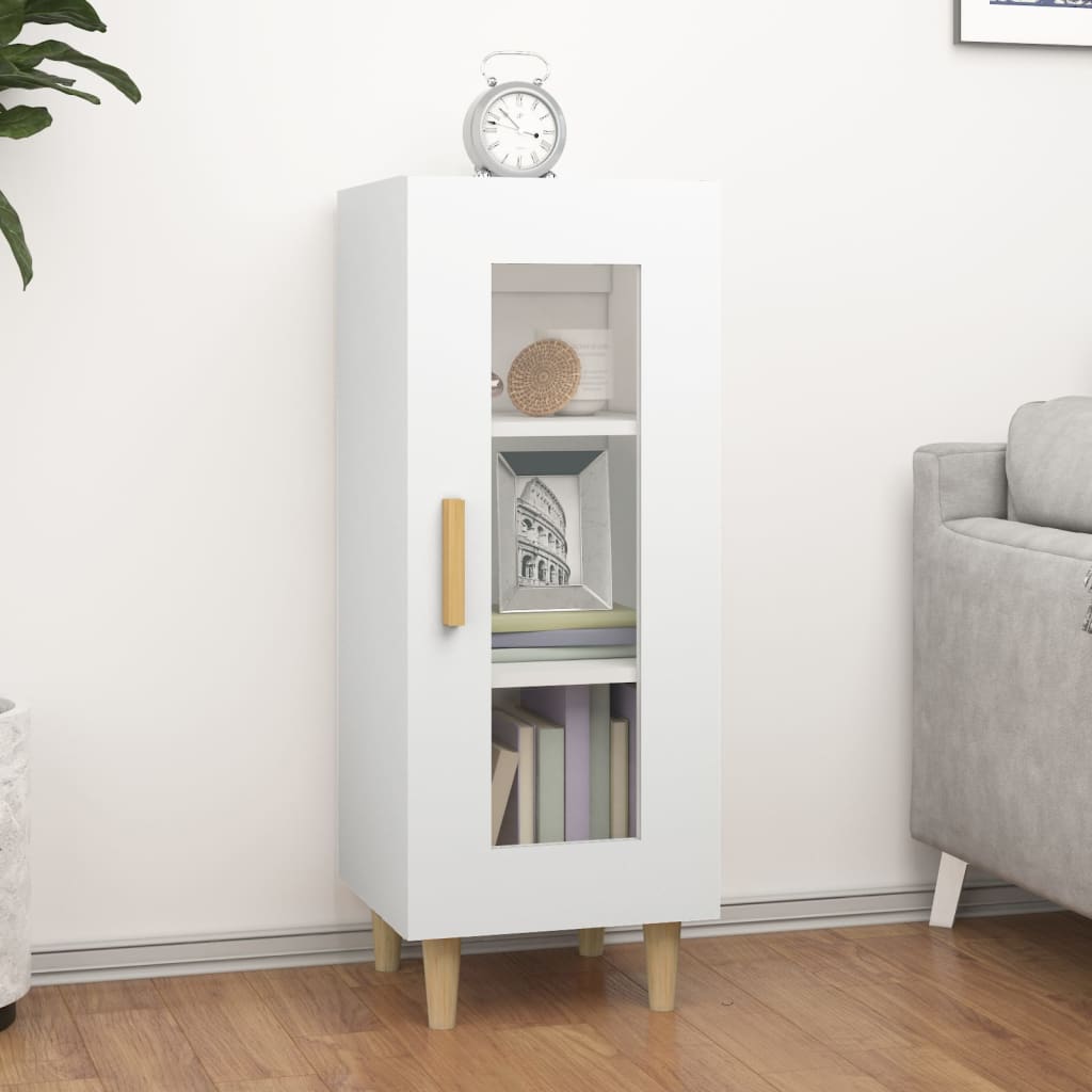 vidaXL Sideboard White 34.5x34x90 cm Engineered Wood