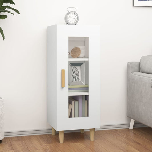 vidaXL Sideboard White 34.5x34x90 cm Engineered Wood