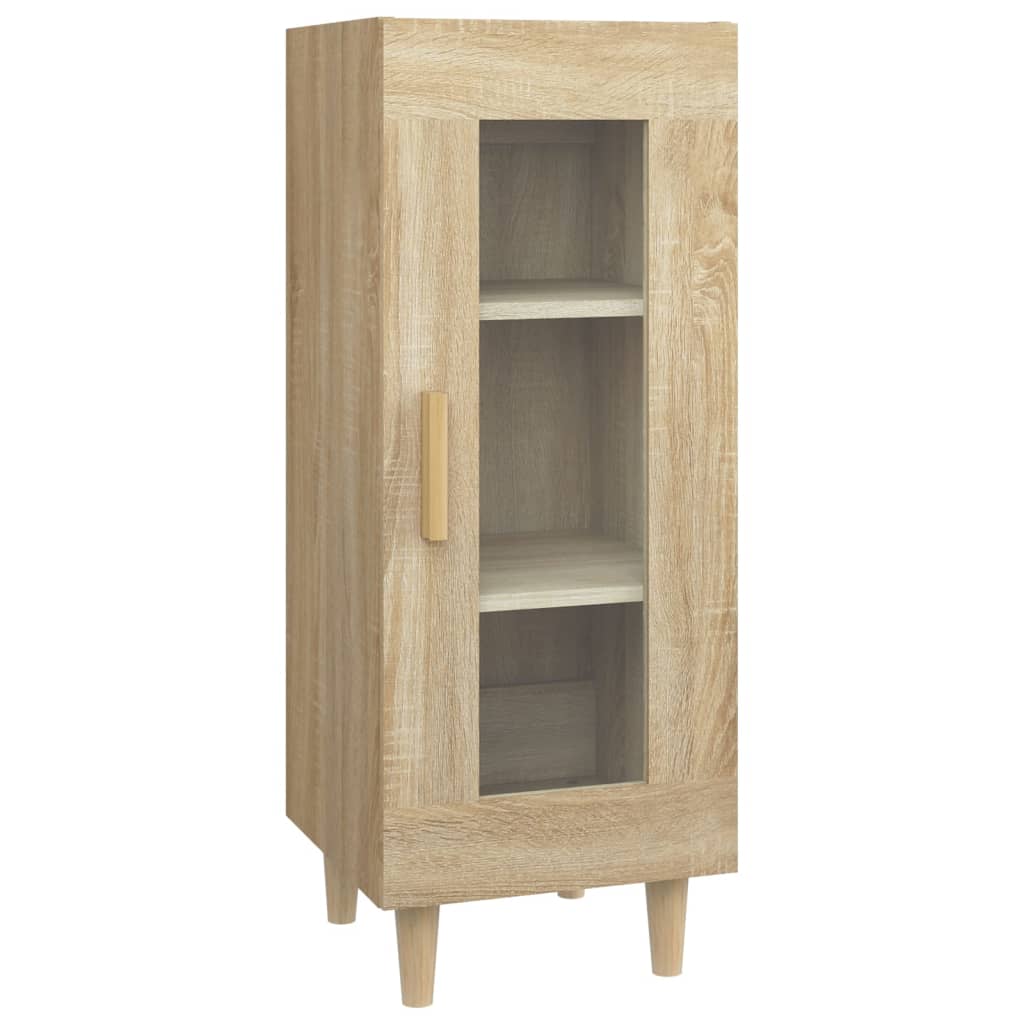 vidaXL Sideboard Sonoma Oak 34.5x34x90 cm Engineered Wood