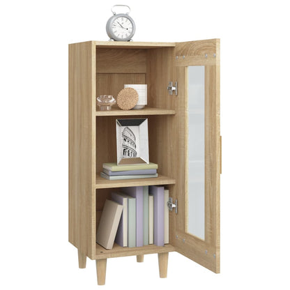 vidaXL Sideboard Sonoma Oak 34.5x34x90 cm Engineered Wood