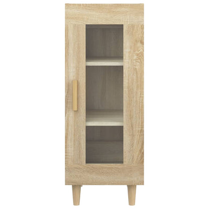 vidaXL Sideboard Sonoma Oak 34.5x34x90 cm Engineered Wood