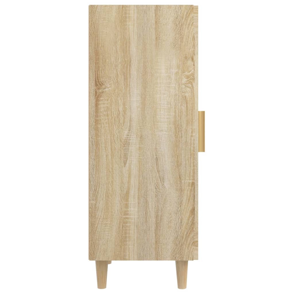 vidaXL Sideboard Sonoma Oak 34.5x34x90 cm Engineered Wood