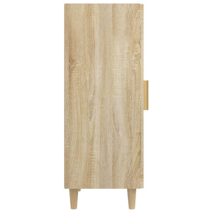 vidaXL Sideboard Sonoma Oak 34.5x34x90 cm Engineered Wood