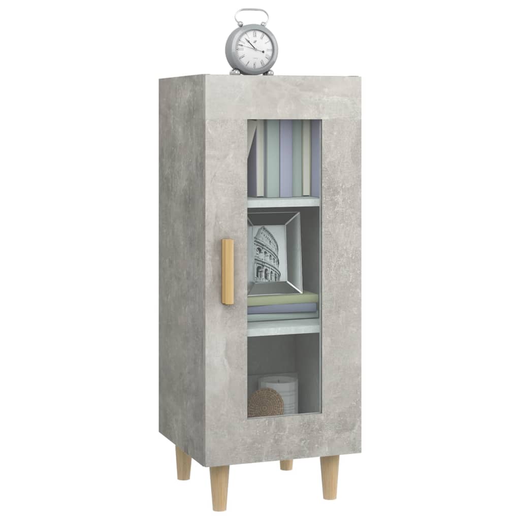 vidaXL Sideboard Concrete Grey 34.5x34x90 cm Engineered Wood