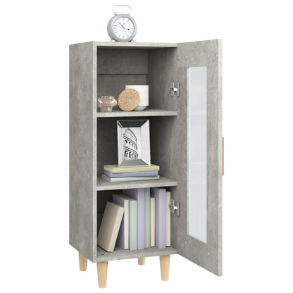 vidaXL Sideboard Concrete Grey 34.5x34x90 cm Engineered Wood