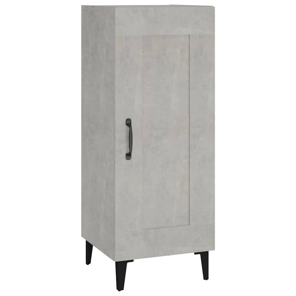 vidaXL Sideboard Concrete Grey 34,5x34x90 cm Engineered Wood