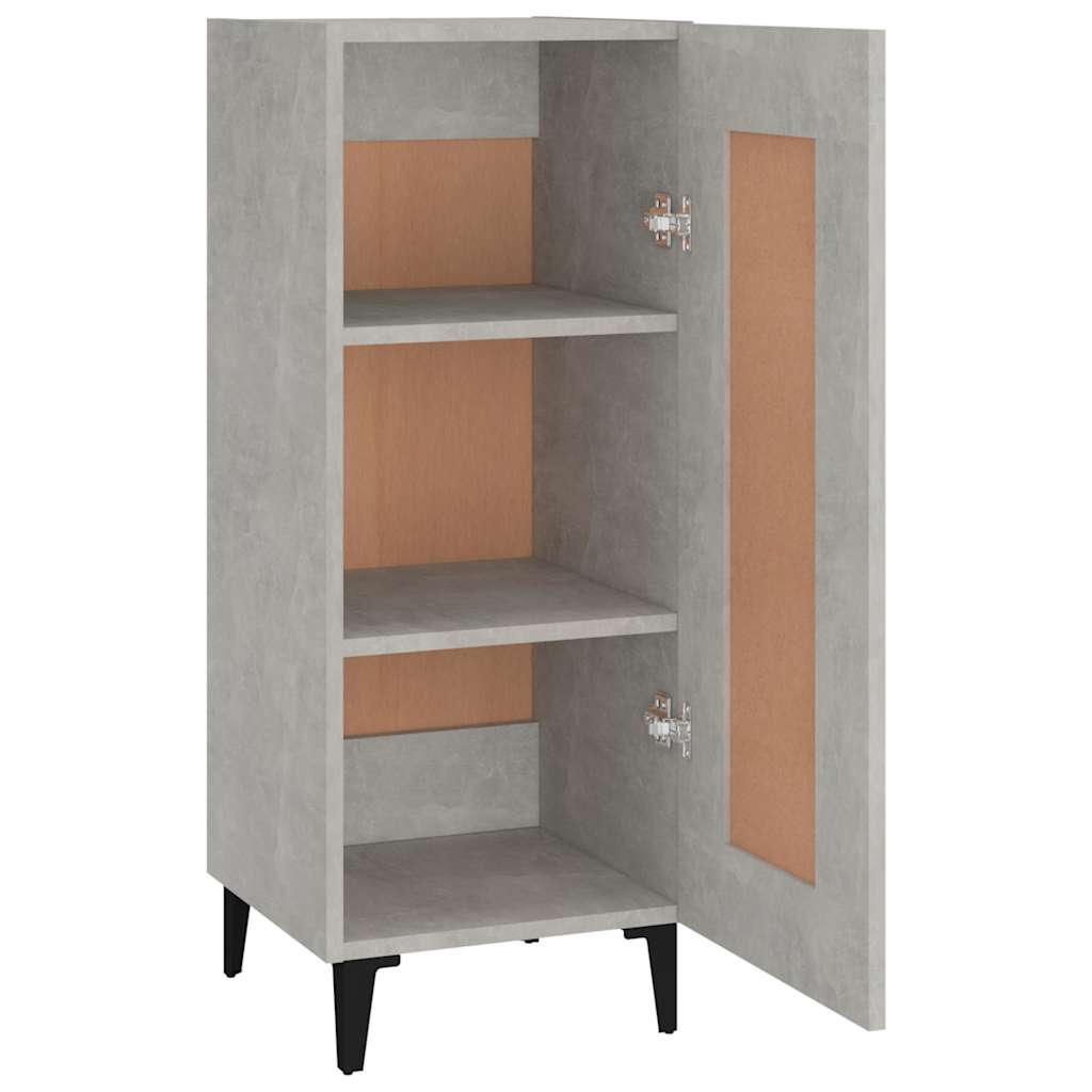 vidaXL Sideboard Concrete Grey 34,5x34x90 cm Engineered Wood