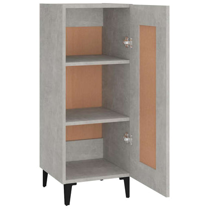vidaXL Sideboard Concrete Grey 34,5x34x90 cm Engineered Wood