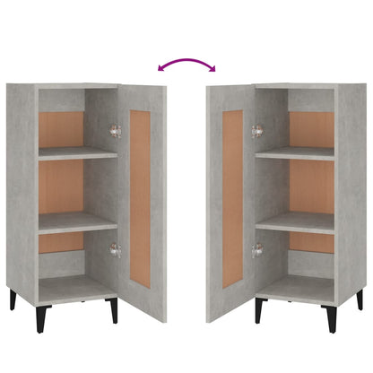 vidaXL Sideboard Concrete Grey 34.5x34x90 cm Engineered Wood