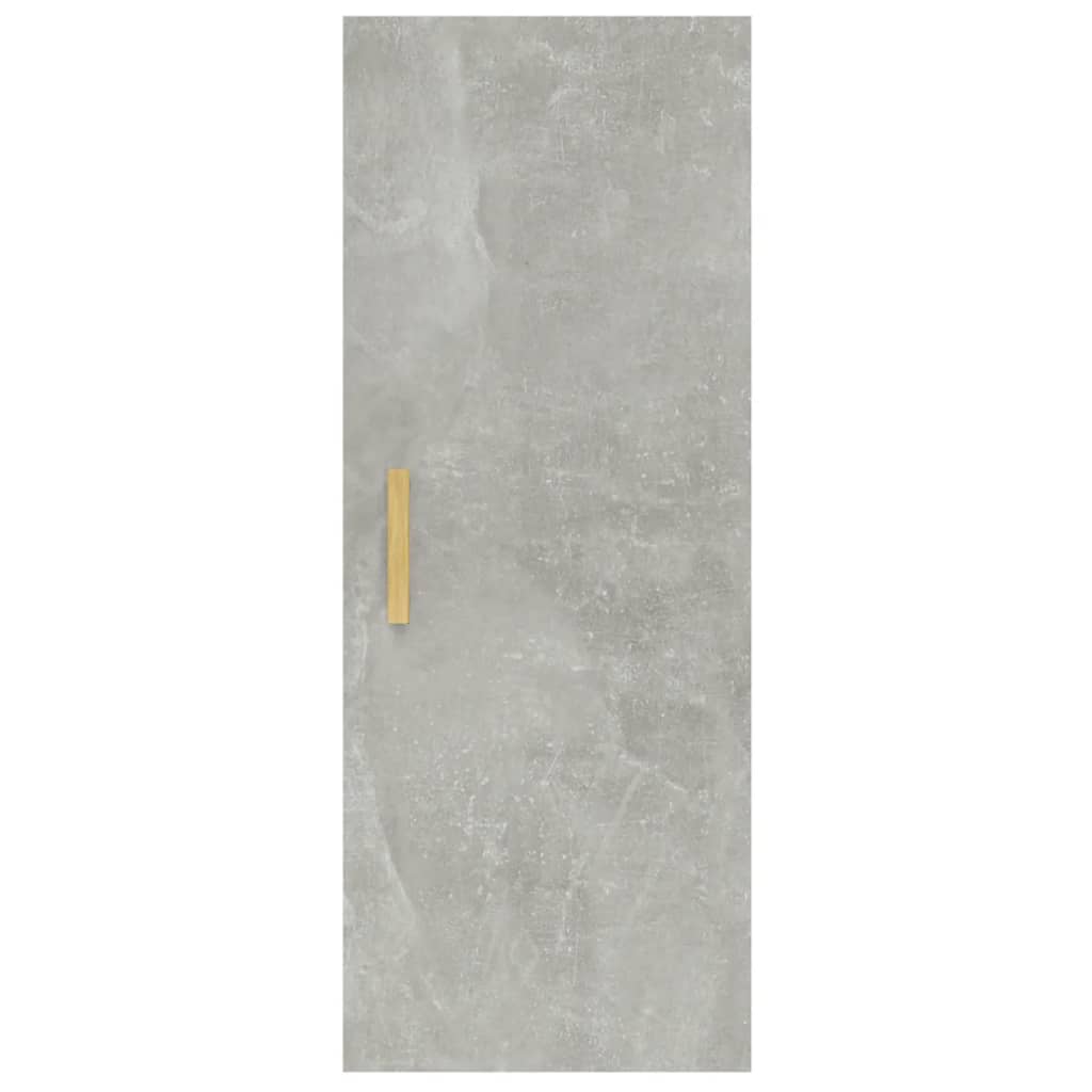 vidaXL Wall Cabinet Concrete Grey 34.5x34x90 cm Engineered Wood
