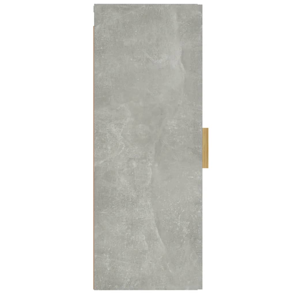 vidaXL Wall Cabinet Concrete Grey 34.5x34x90 cm Engineered Wood