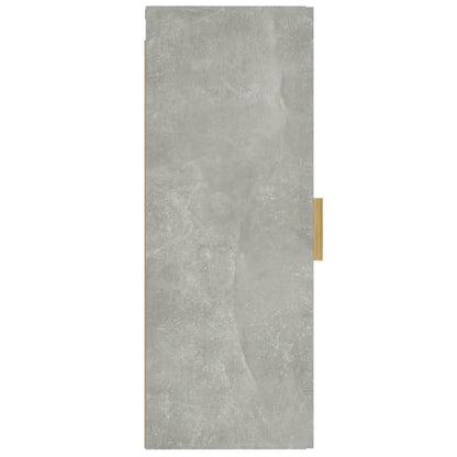 vidaXL Wall Cabinet Concrete Grey 34.5x34x90 cm Engineered Wood