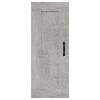 vidaXL Hanging Cabinet Concrete Grey 35x34x90 cm Engineered Wood