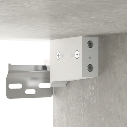 vidaXL Hanging Cabinet Concrete Grey 35x34x90 cm Engineered Wood
