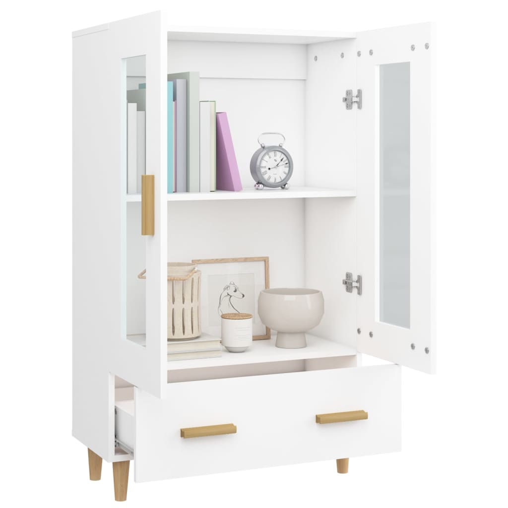 vidaXL Highboard White 70x31x115 cm Engineered Wood