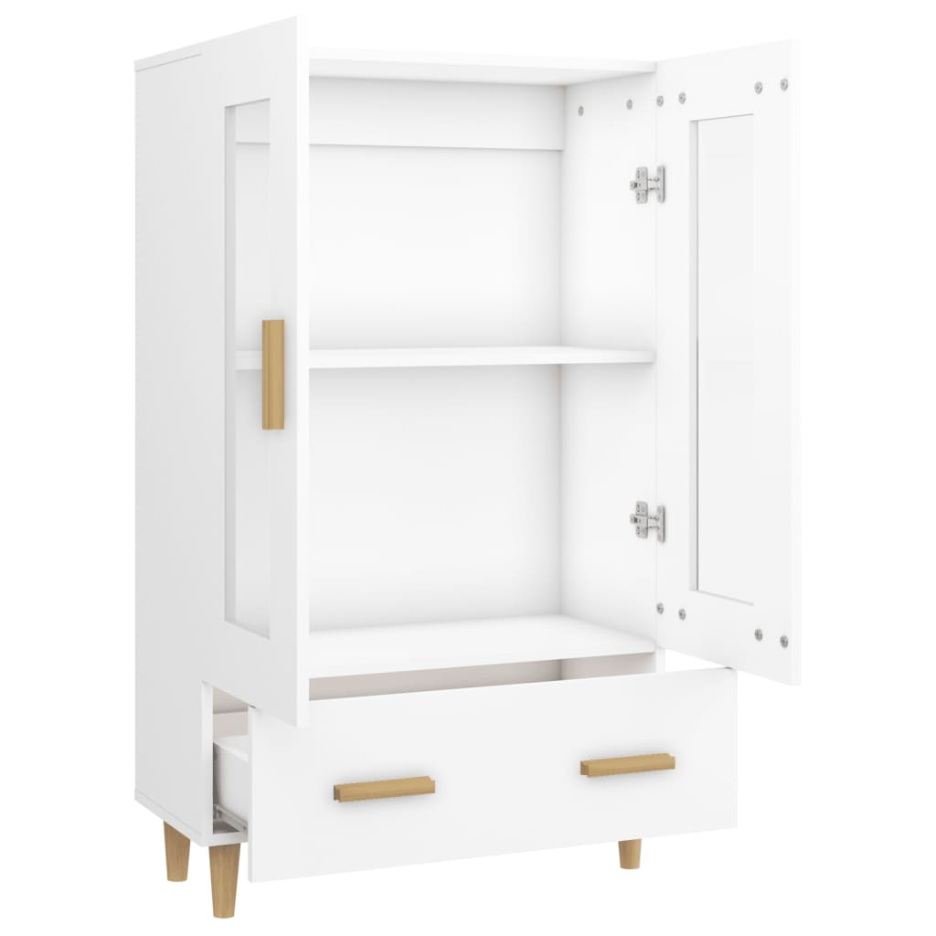 vidaXL Highboard White 70x31x115 cm Engineered Wood