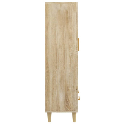 vidaXL Highboard Sonoma Oak 70x31x115 cm Engineered Wood