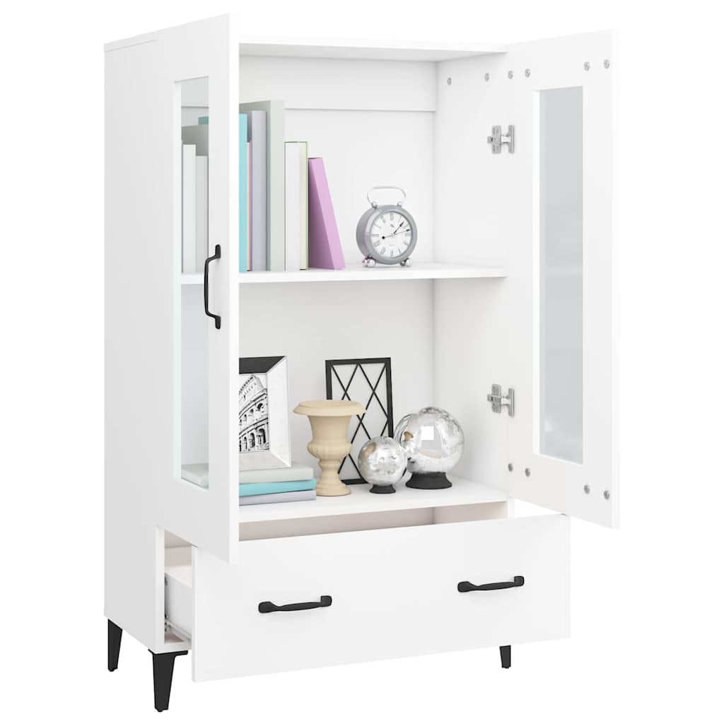vidaXL Highboard White 70x31x115 cm Engineered Wood