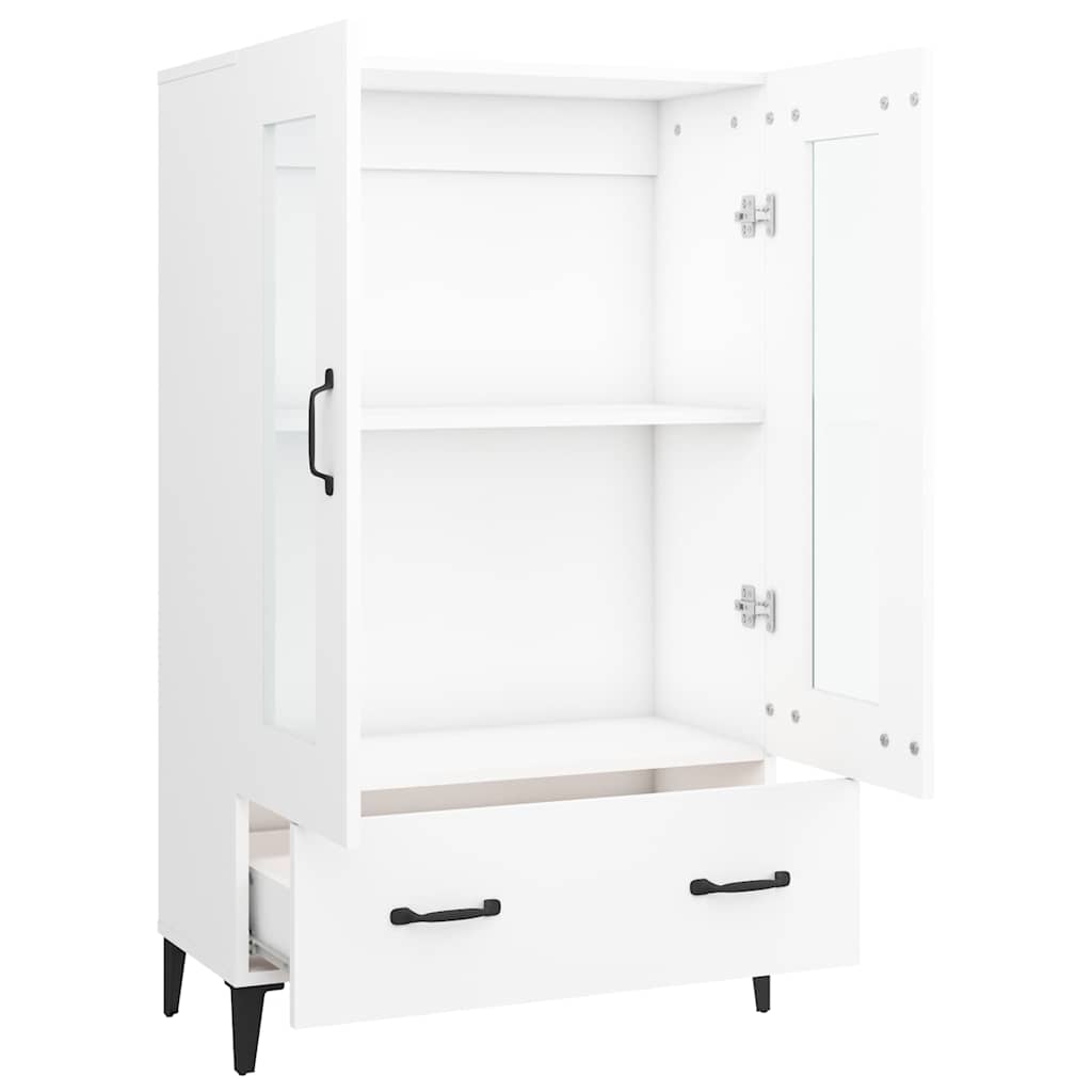 vidaXL Highboard White 70x31x115 cm Engineered Wood