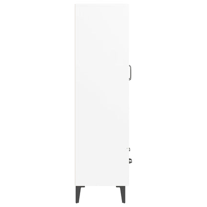 vidaXL Highboard White 70x31x115 cm Engineered Wood
