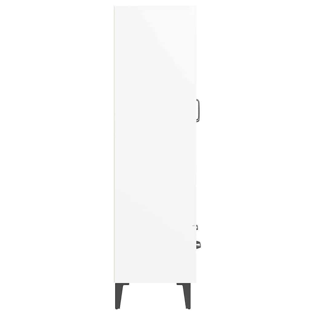 vidaXL Highboard White 70x31x115 cm Engineered Wood