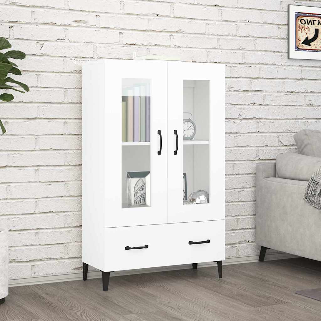 vidaXL Highboard White 70x31x115 cm Engineered Wood