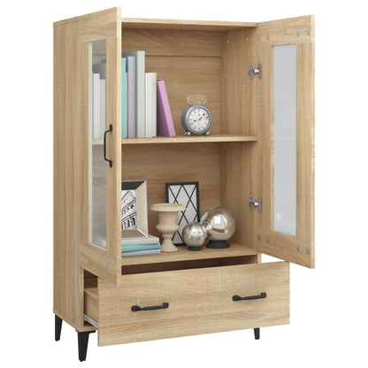 vidaXL Highboard Sonoma Oak 70x31x115 cm Engineered Wood