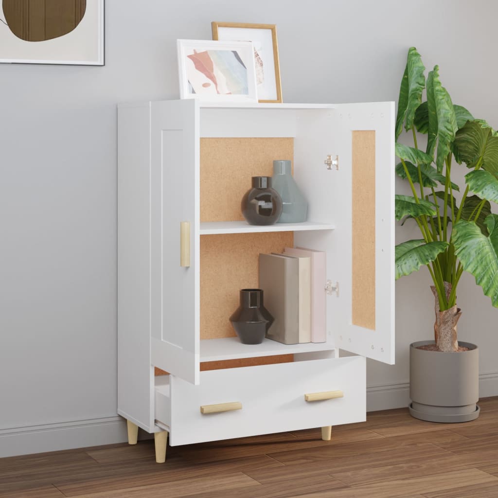vidaXL Highboard White 70x31x115 cm Engineered Wood
