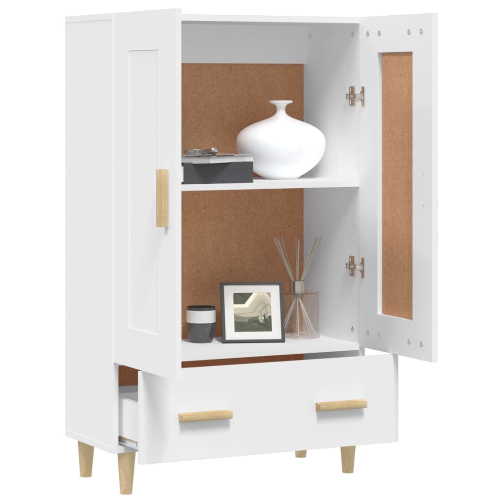 vidaXL Highboard White 70x31x115 cm Engineered Wood
