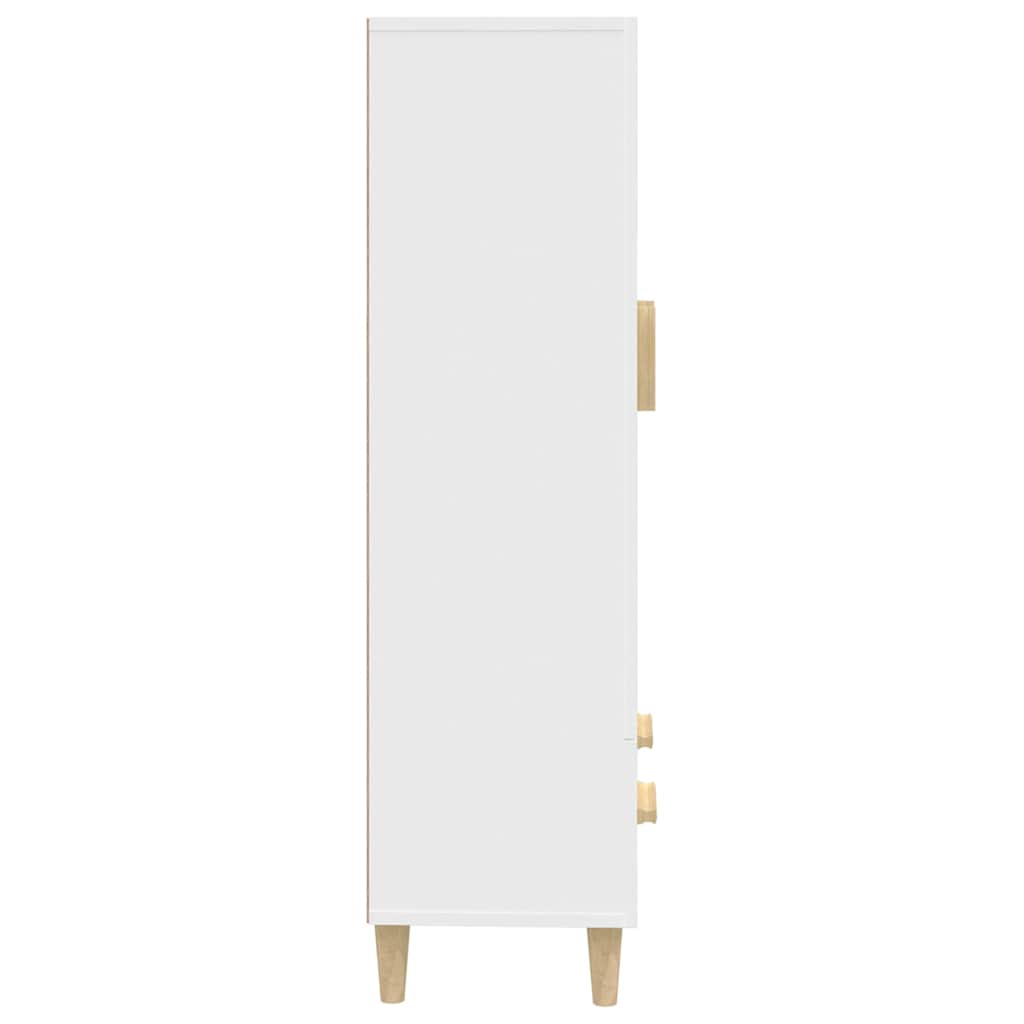 vidaXL Highboard White 70x31x115 cm Engineered Wood