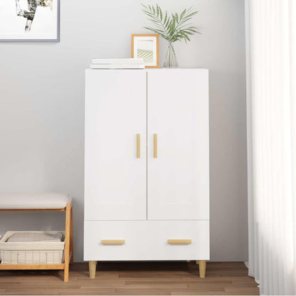 vidaXL Highboard White 70x31x115 cm Engineered Wood