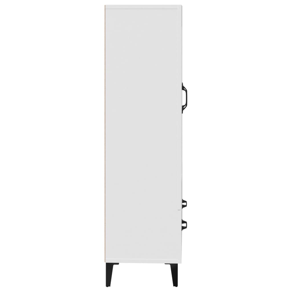 vidaXL Highboard White 70x31x115 cm Engineered Wood