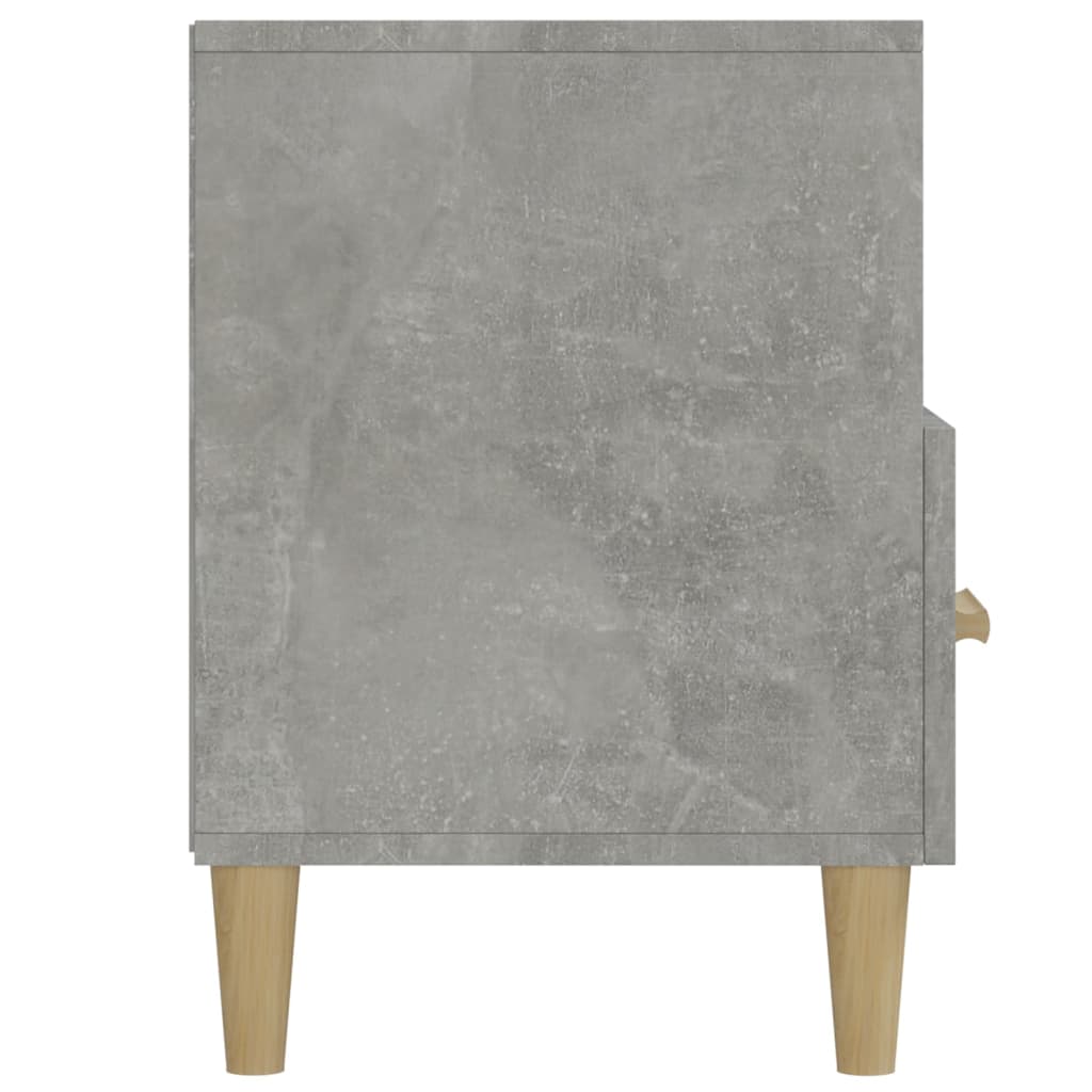 vidaXL TV Cabinet Concrete Grey 102x36x50 cm Engineered Wood