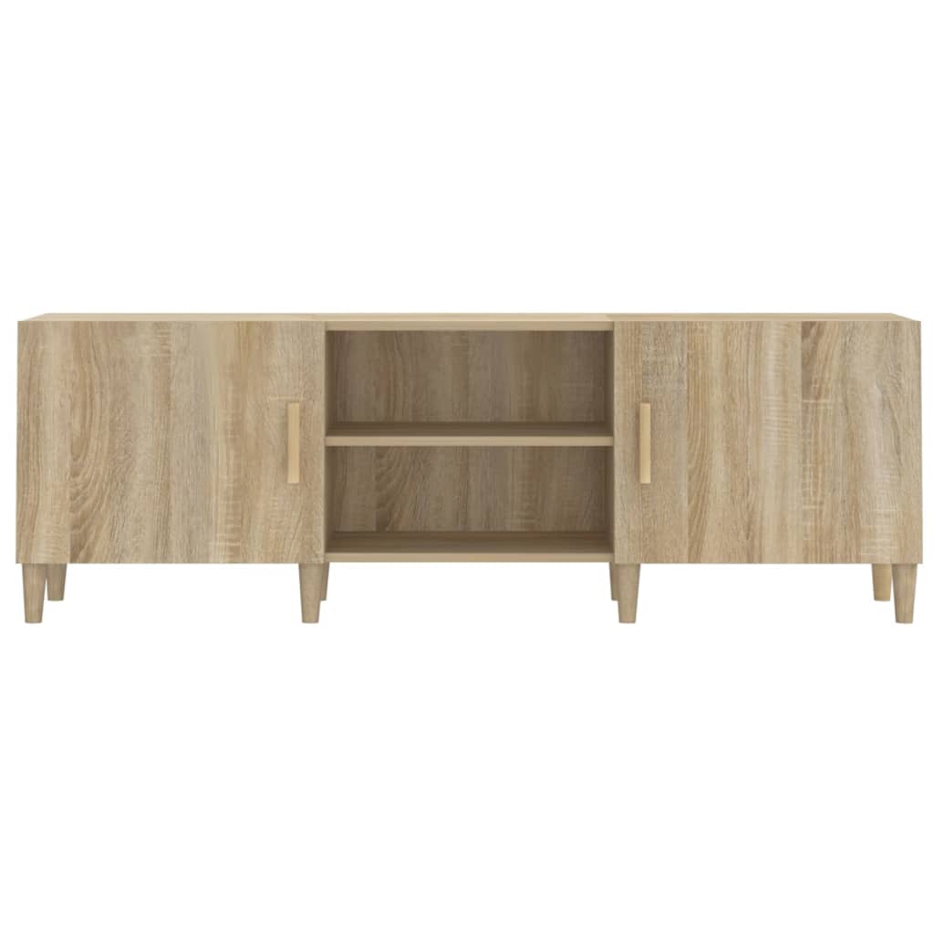 vidaXL TV Cabinet Sonoma Oak 150x30x50 cm Engineered Wood