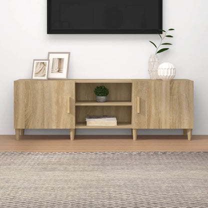 vidaXL TV Cabinet Sonoma Oak 150x30x50 cm Engineered Wood