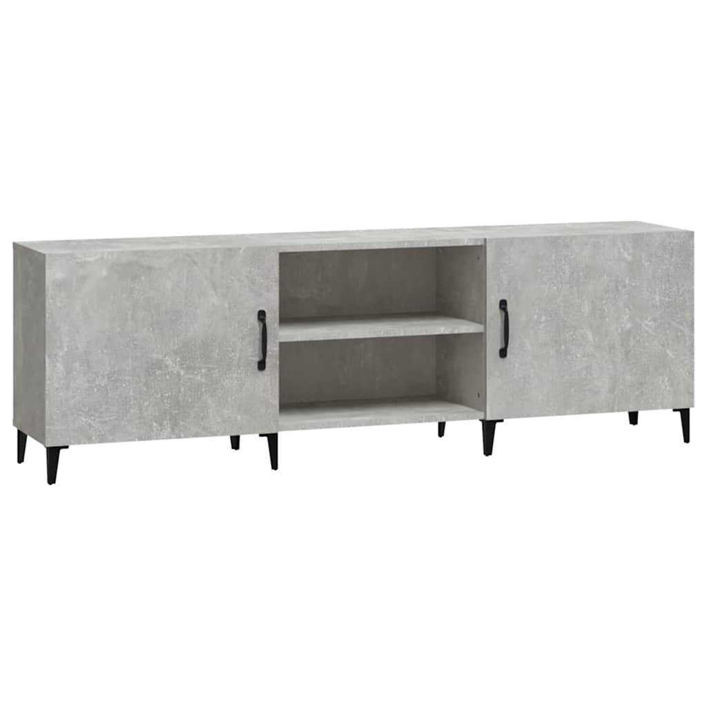 vidaXL Tv Cabinet | Concrete grey | Engineered wood | Large