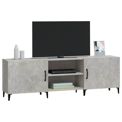 vidaXL Tv Cabinet | Concrete grey | Engineered wood | Large