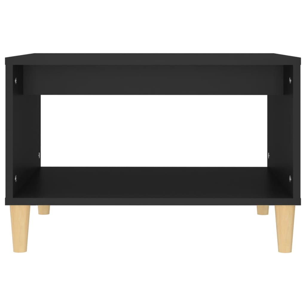 vidaXL Coffee Table Black 60x50x40 cm Engineered Wood