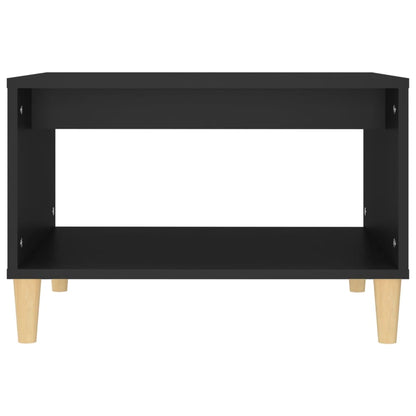 vidaXL Coffee Table Black 60x50x40 cm Engineered Wood