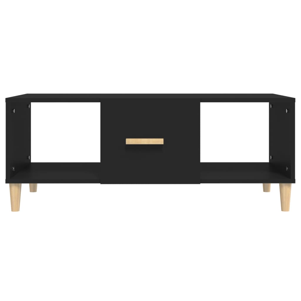 vidaXL Coffee Table Black 102x50x40 cm Engineered Wood
