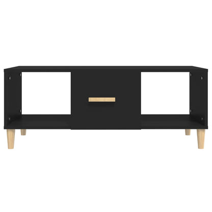 vidaXL Coffee Table Black 102x50x40 cm Engineered Wood